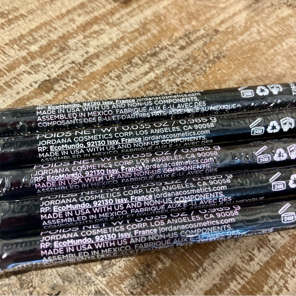 Bundle of 5 Jordana Lipliner Lip Liner Pencils #16 “Coral Flame” NOS SEALED - Picture 6 of 15